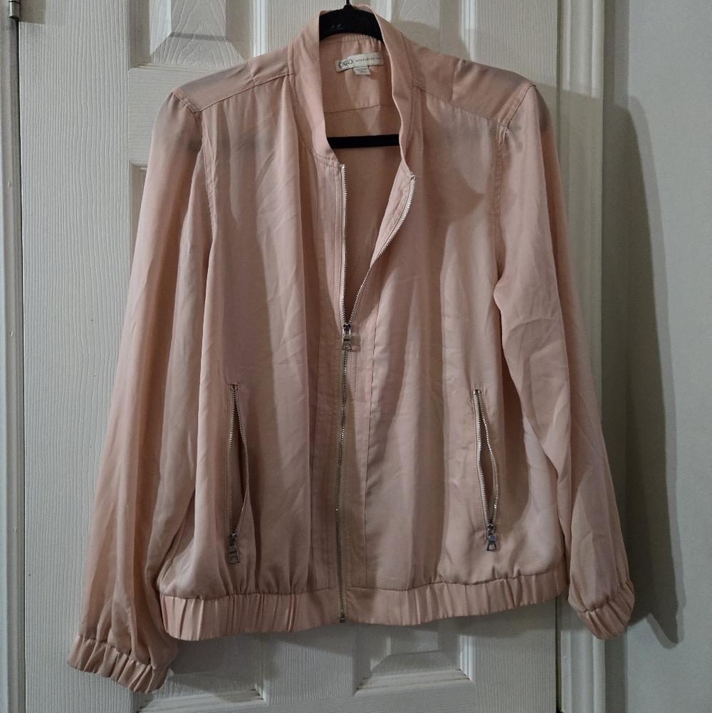 14/16w Cato silky thin jacket